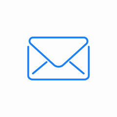 mail envelope icon sign vector
