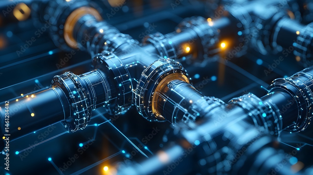 Poster digital twin modeling of automated valve networks