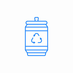 recycle bin icon sign vector