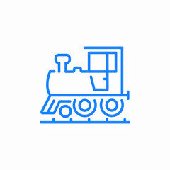 steam train icon sign vector