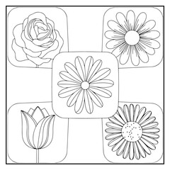 Comfy Patterns Bold and Easy Coloring Book for Kids and Adults