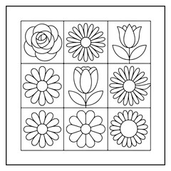 Comfy Patterns Bold and Easy Coloring Book for Kids and Adults