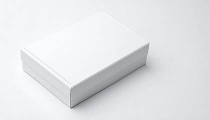 Fototapeta premium white cardboard box
