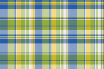 Pure fabric plaid seamless, graph background pattern check. King tartan texture textile vector in white and lime colors.