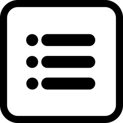Ícones de Menu Minimalistas em Estilo Flat – UI/UX, Web e Mobile, perfeitos para interfaces de usuário (UI/UX), design de aplicativos mobile, web - Minimalist Menu Icons in Flat Style – UI/UX, Web