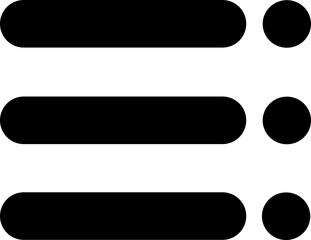 Ícones de Menu Minimalistas em Estilo Flat – UI/UX, Web e Mobile, perfeitos para interfaces de usuário (UI/UX), design de aplicativos mobile, web - Minimalist Menu Icons in Flat Style – UI/UX, Web