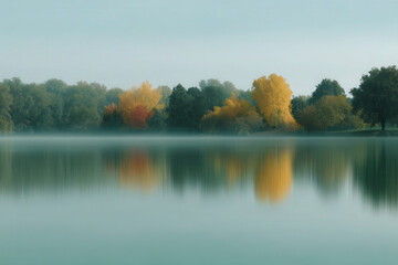 surreal landscape where sound waves visually manifest as colorful ripples in air evoking various emotions