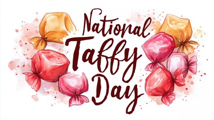 National Taffy Day, illustration