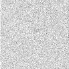 Dense black and white dots create a textured