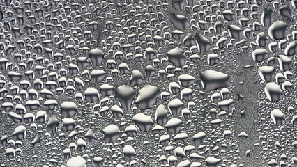 background, unusual, abstract. drops of morning dew, condensation on the glass. wet glass. water drops close-up. beautiful background for text. Spray cool condensate water on the glas