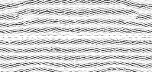 A horizontal white bisects a dark black background.