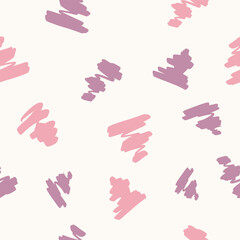 Hand drawn floral pattern design, seamless abstract floral pattern