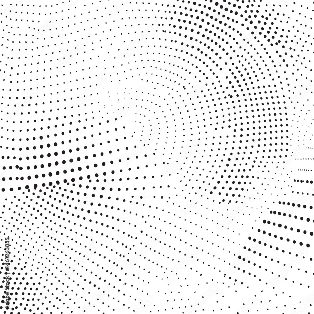 Poster a dynamic abstract of closely spaced dots creates a sense of movement and depth.