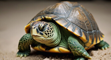 Obraz premium cute little turtle