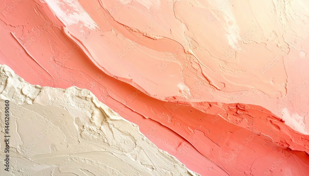 Poster abstract art creation studio environment digital painting colorful textures close-up view artistic e