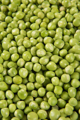 fresh green peas texture background
