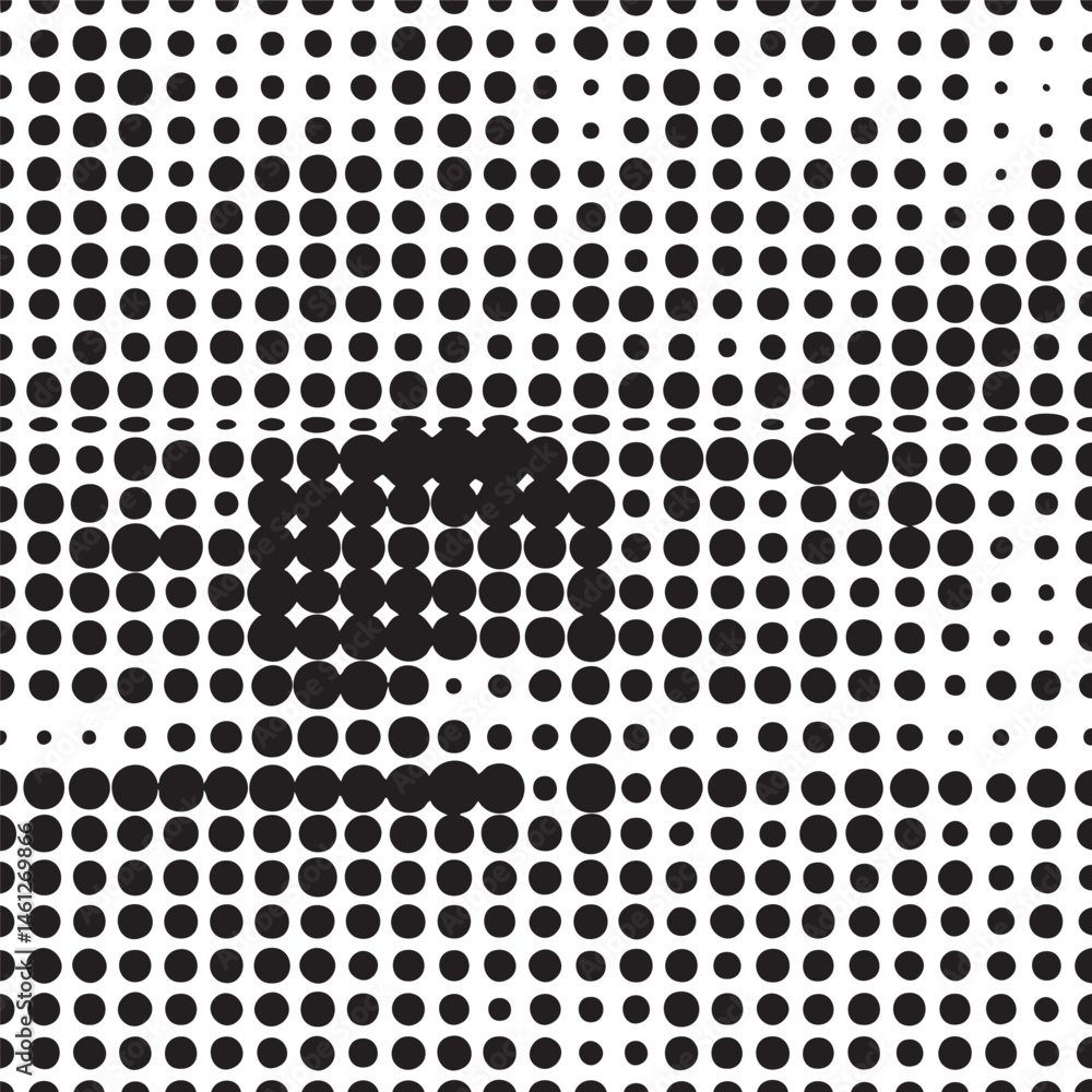 Poster a grayscale reveals a subtle partially formed face constructed from numerous overlapping black and w