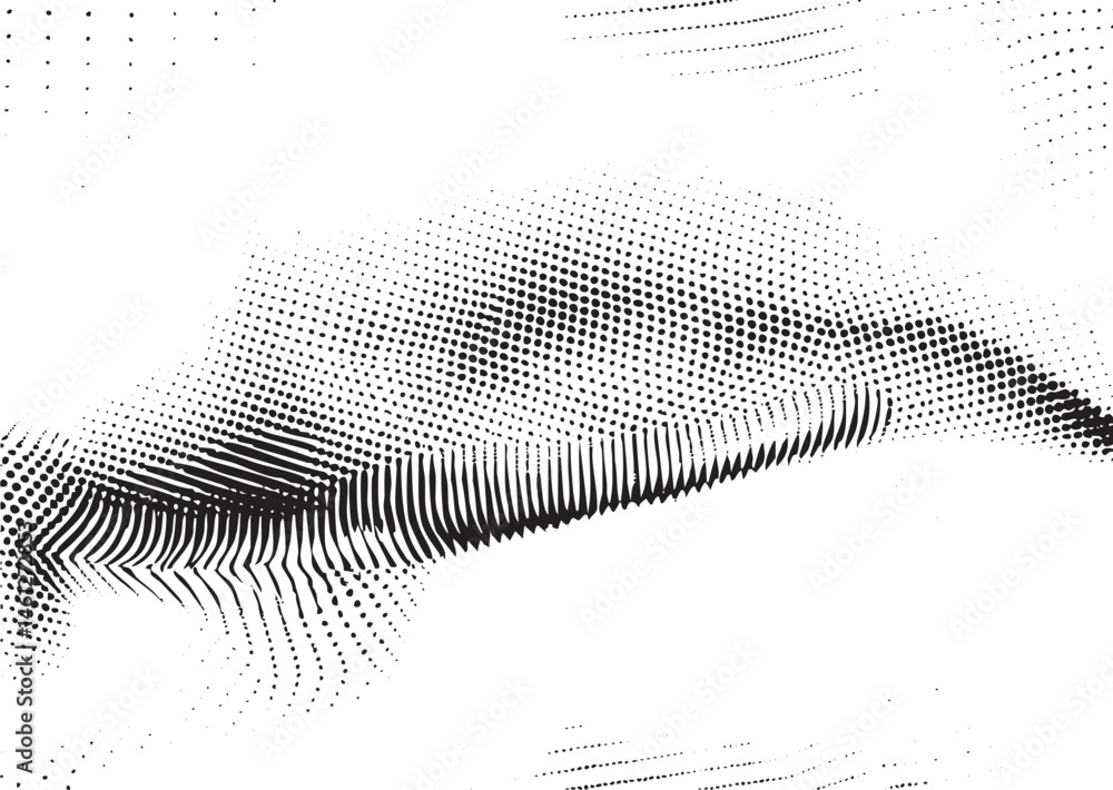 Poster a dynamic textured wave dominates the