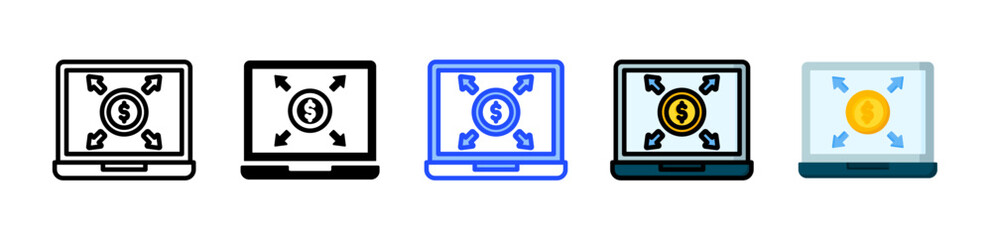 Market Opportunity Icon Collection With Multiple Styles