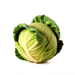cabbage isolated on white