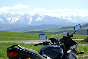 Fototapeta premium motocykle to moja pasja, zdjęcia to hobby łącząc obie tworze wspomnienia