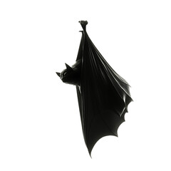 Cartoon Bat Flying Through the Air Isolated on Transparent Background