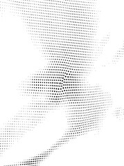 A dynamic abstract of interconnected dots creates a sense of movement and depth.
