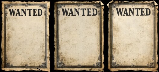 Blank Wanted Posters