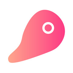 meat gradient icon