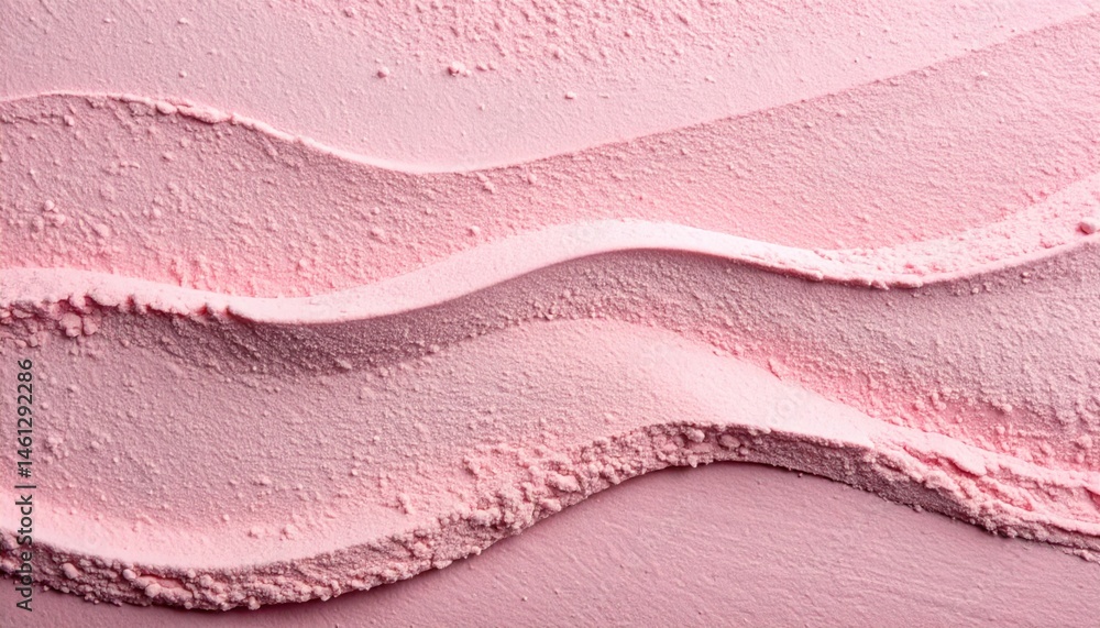 Poster textured pink waves abstract art digital composition soft environment close-up view minimalist desig