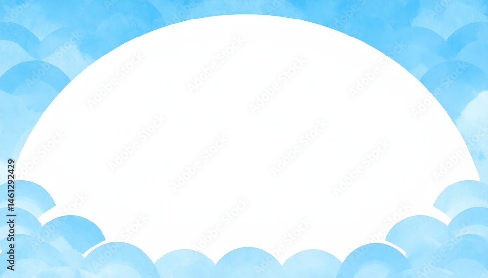 Poster creating a vibrant sky scene with soft clouds digital art virtual studio artistic perspective concep