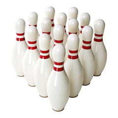 bowling ball and pins