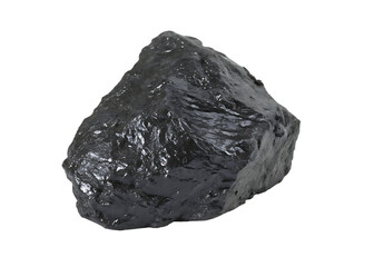 Obraz premium piece of coal isolated on white background PNG