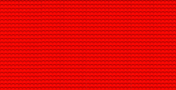 Fondo rojo de placa base de LEGO