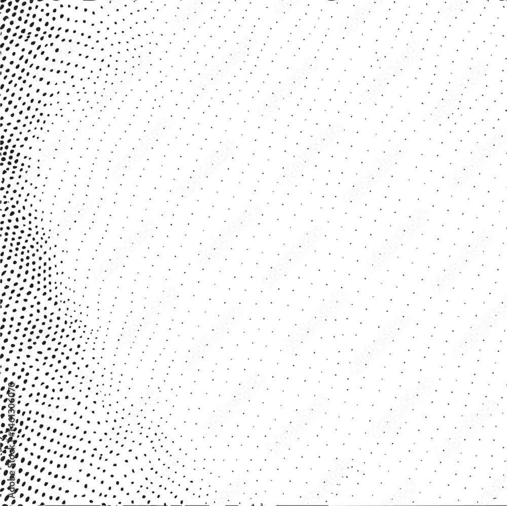 Aufkleber a dense of small dark dots fills the 's upper-left corner creating a textured effect.