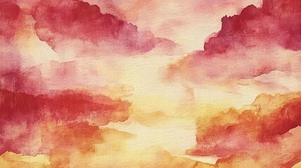 Obraz premium Abstract watercolor painting of a landscape.