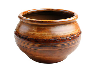 Pottery wheel with clay on transparent background, ultra realistic image for artistic endeavors, creative projects, and craft education