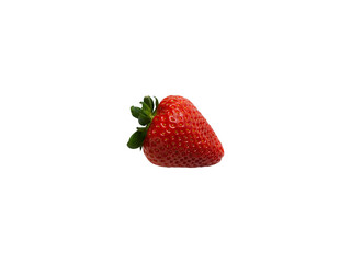 strawberry on transparent or white background