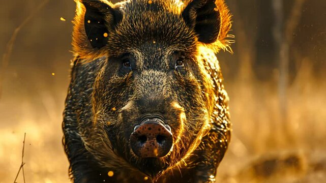  Boar in its natural habitat