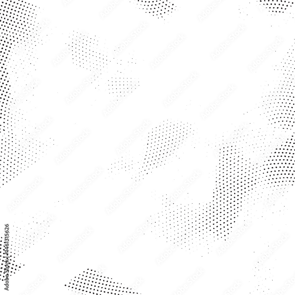 Poster abstract white background with scattered dark dots creates a dynamic