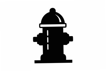 fire hydrant  silhouette vector