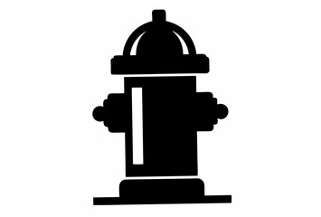 fire hydrant  silhouette vector