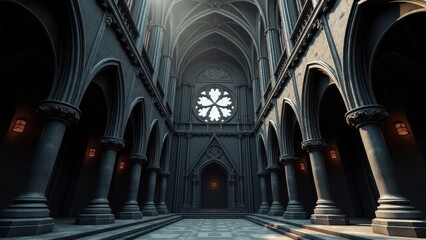 Fototapeta premium Gothic cathedral stone carving