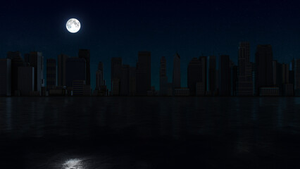 Blackout Crisis in City at Night