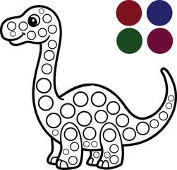 dinosaur vector illustration