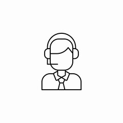 customer service icon sign vector