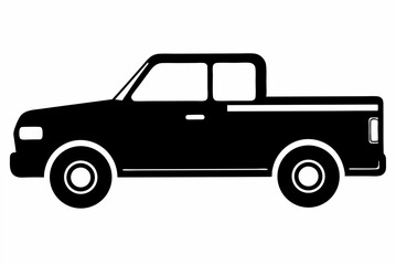 pickup  silhouette vector © Sana van Designer