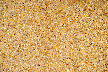 Natural Yellow Pebble Gravel Texture Background – Seamless Stone Surface for Design