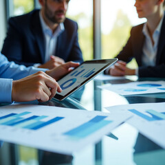 business people working together