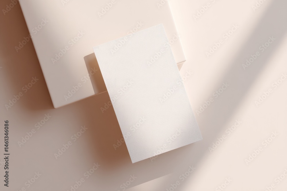 Poster minimalist flyer mockup with ample copy space featuring clean background for text placement